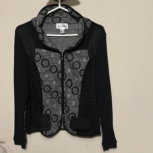 Sz14 Joseph Ribkoff patterned sweater